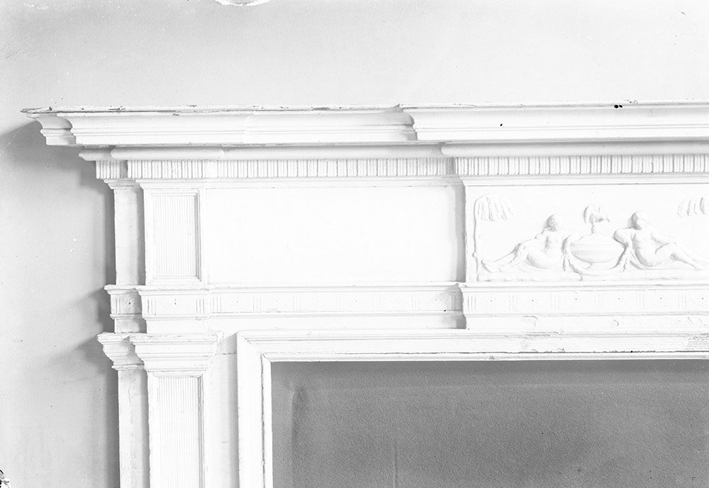 Detail of Colonial Mantle, belonging to H. L. Duhring, Jr.