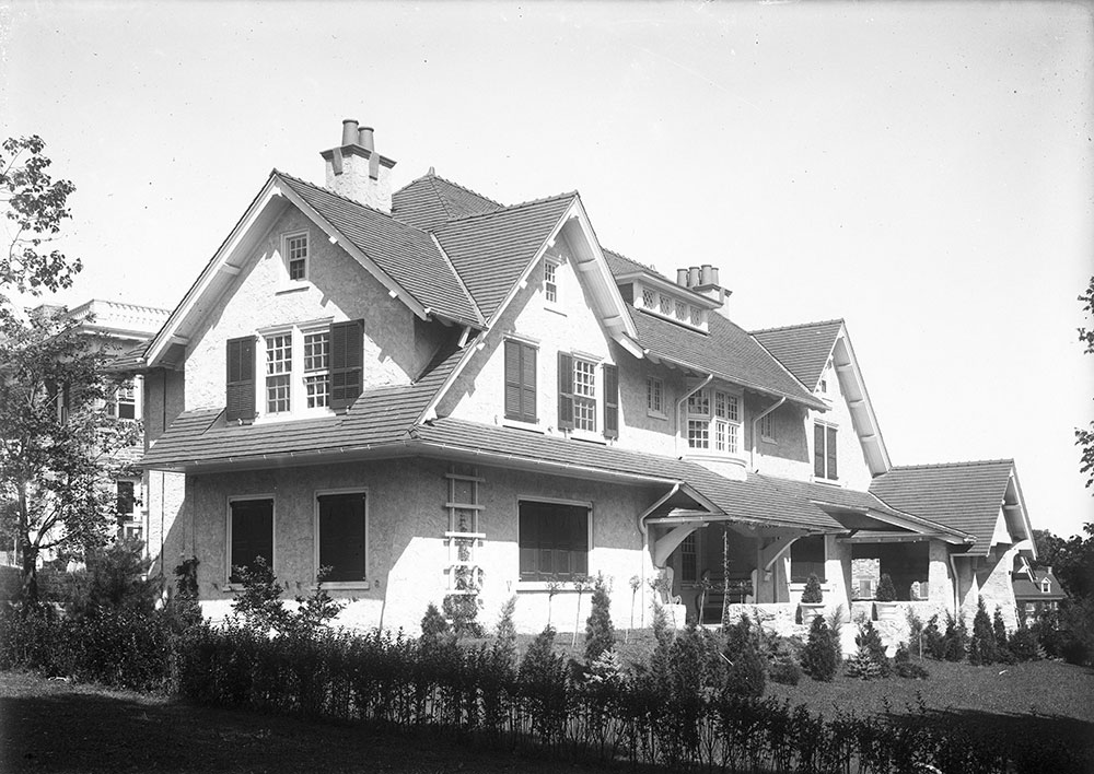 Residence of R. B. Clark, View of the Front from the South