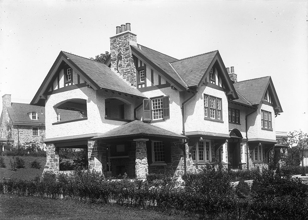 Residence on Mill Creek Road, House B, General View of the Front from the South