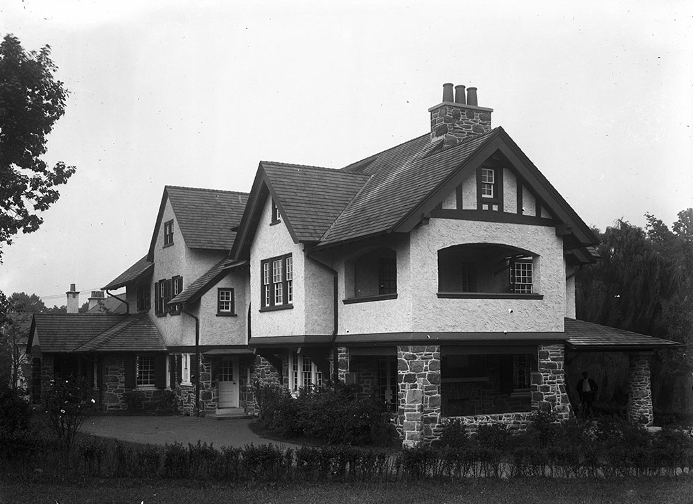 Residence on Mill Creek Road, House B, View of the rear from the South