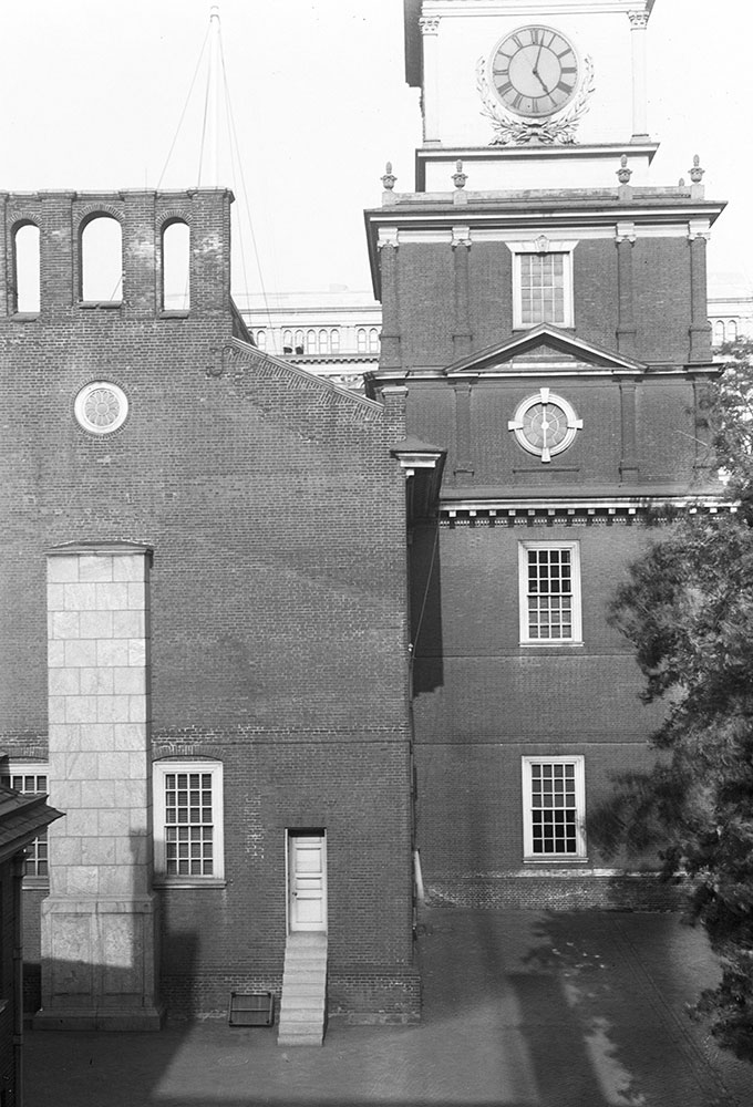View of Independence Hall, from Congress Hall