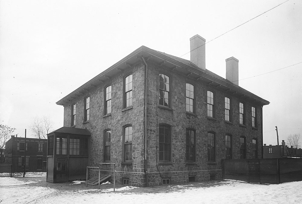 The George B. McClellan Public School #1, Rear Elevation