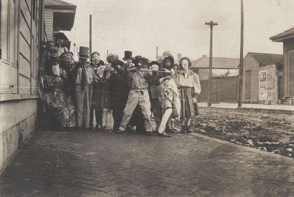 Costumed Group, New Orleans