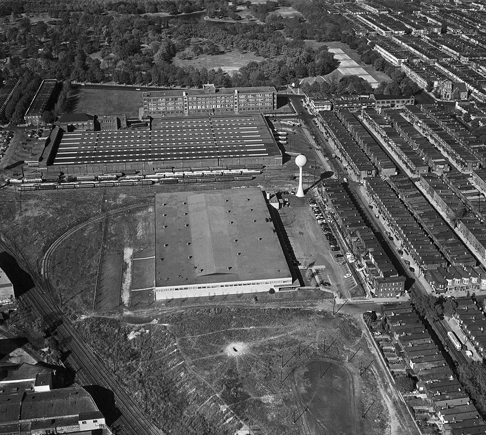 Aerial views Smith, Kline & French plant