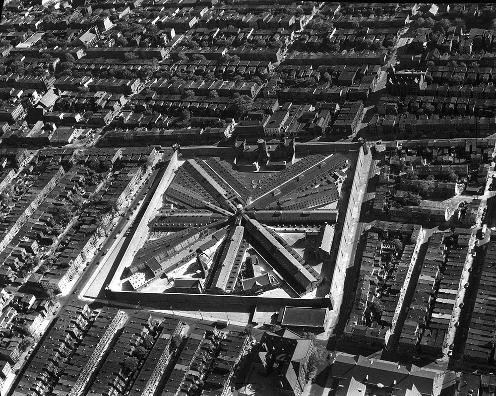 Aerial views Eastern State Penitentiary