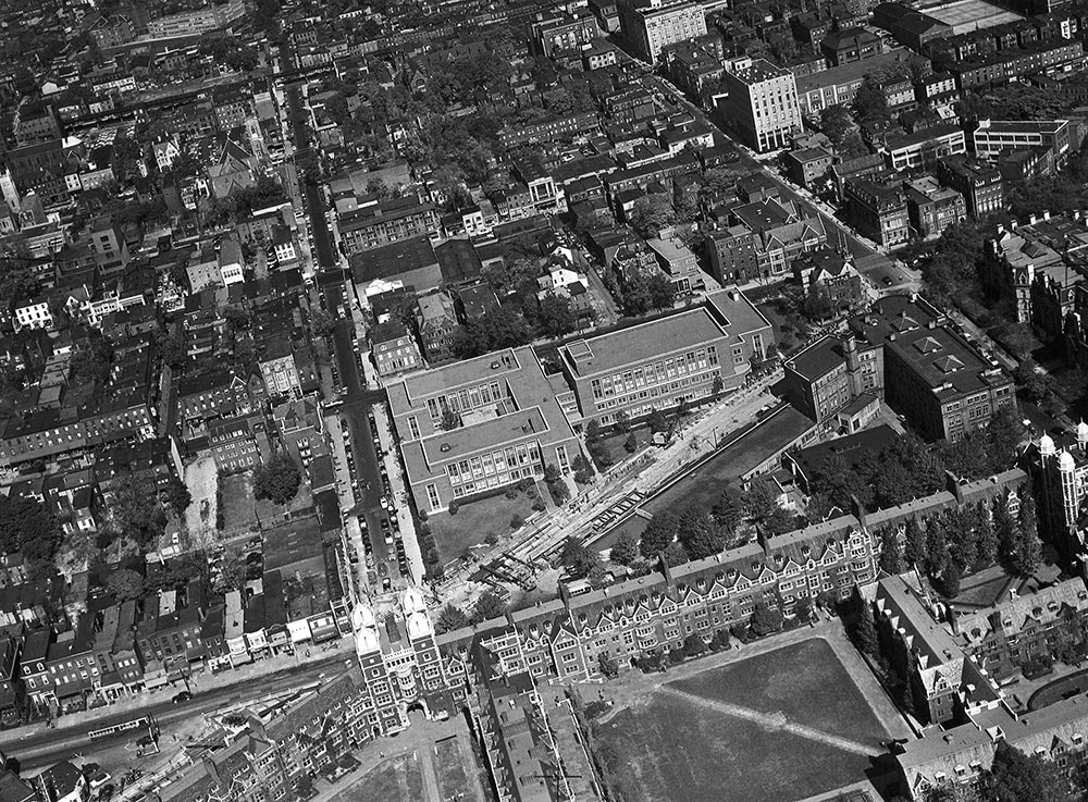 Aerial views Wharton School of the University of Penna
