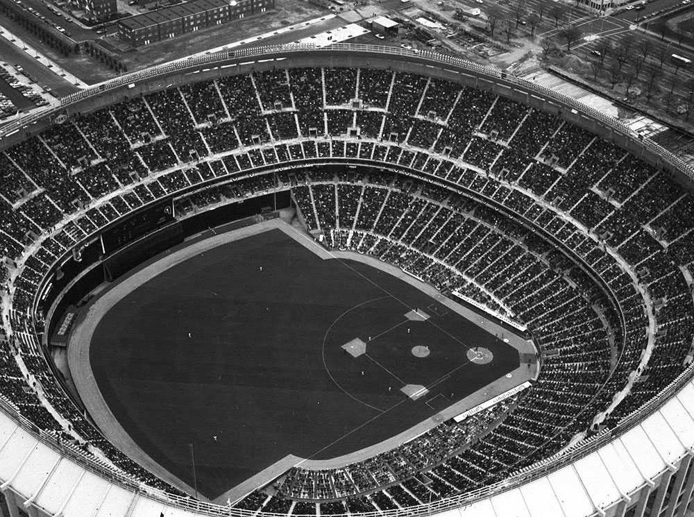 Aerial view, new Phillies stadium