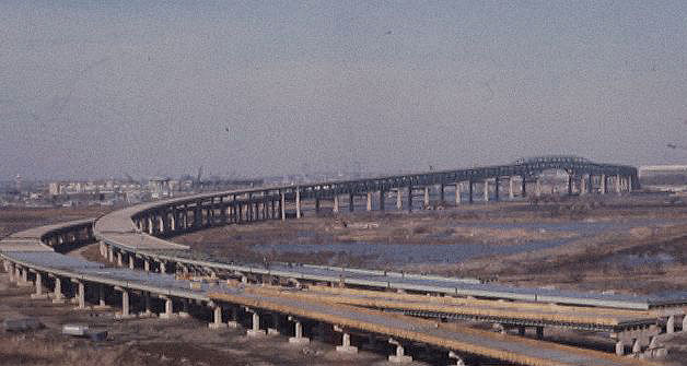 Aerial, Girard Point Bridge