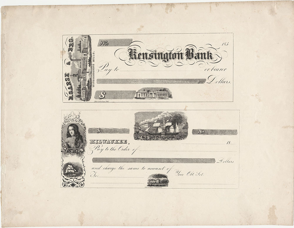 Banknote for Kensington Bank