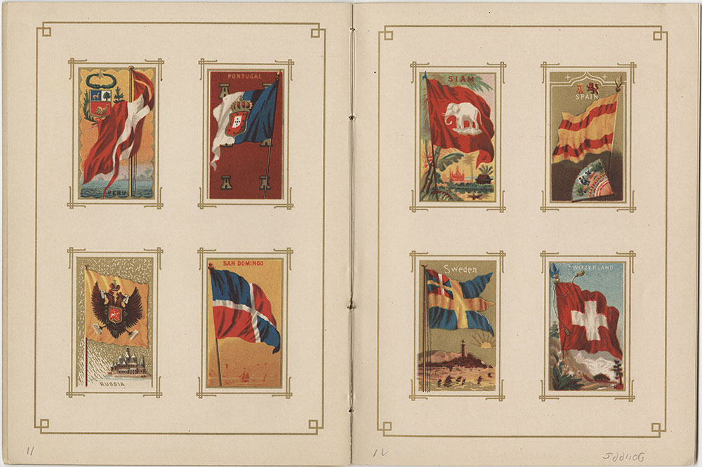 Flags of All Nations and the United States of America - Pages 11 & 12