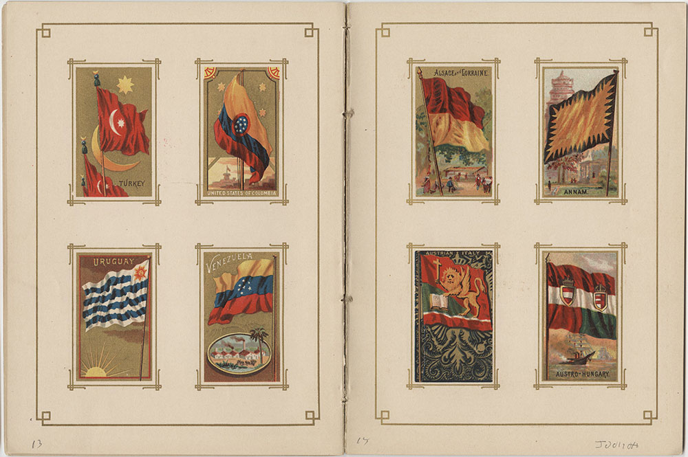 Flags of All Nations and the United States of America - Pages 13 & 14