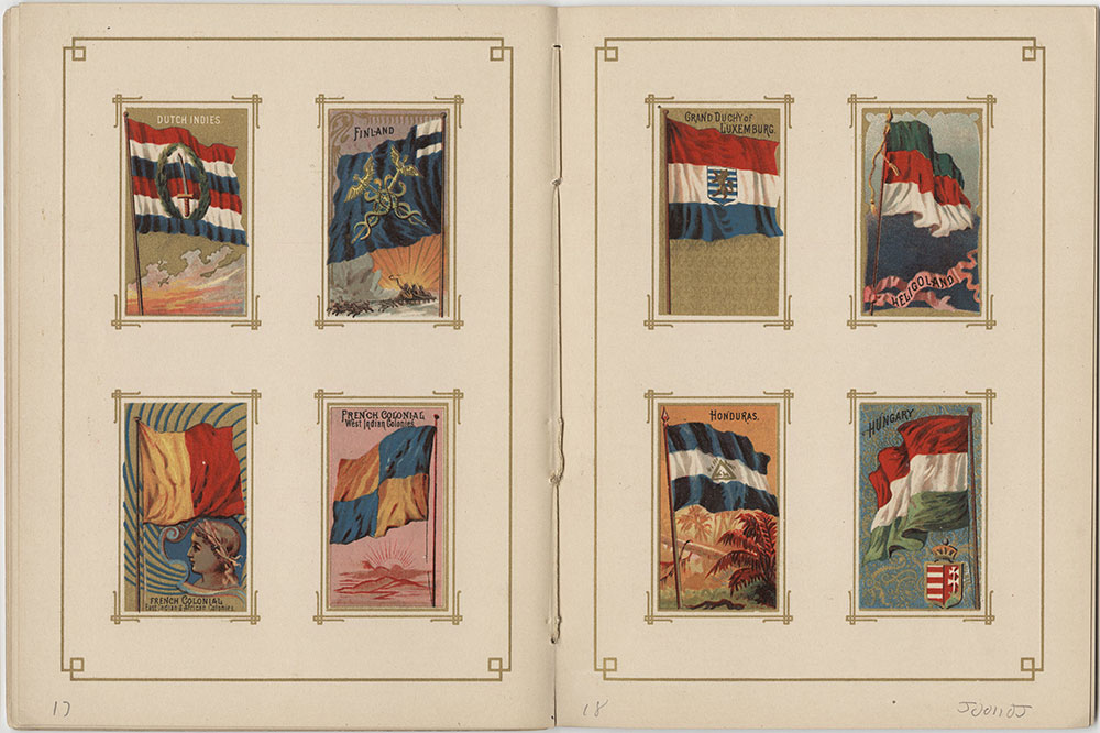 Flags of All nations and the United States of America - Pages 17 & 18