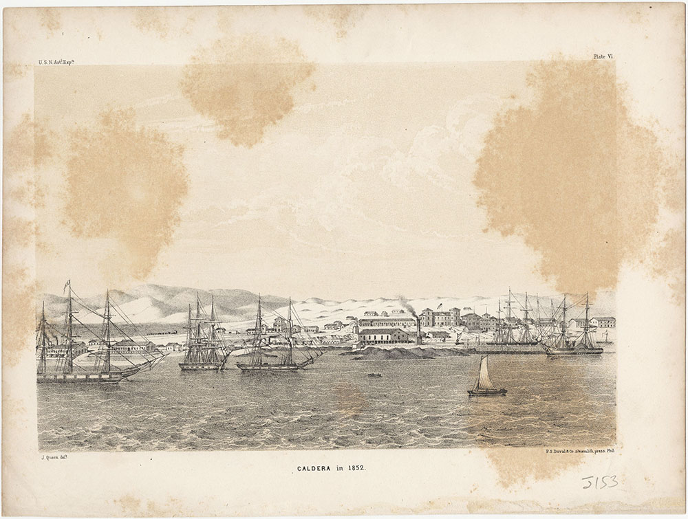 Caldera in 1852