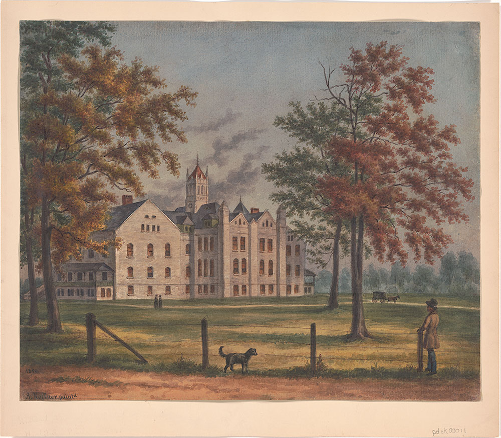 Northwest view of Episcopal Hospital Philadelphia
