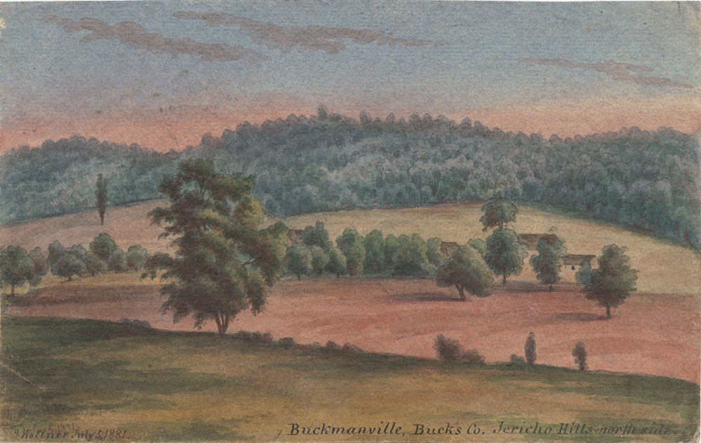 Buckmanville, Bucks Co. Jericho Hills north Hills