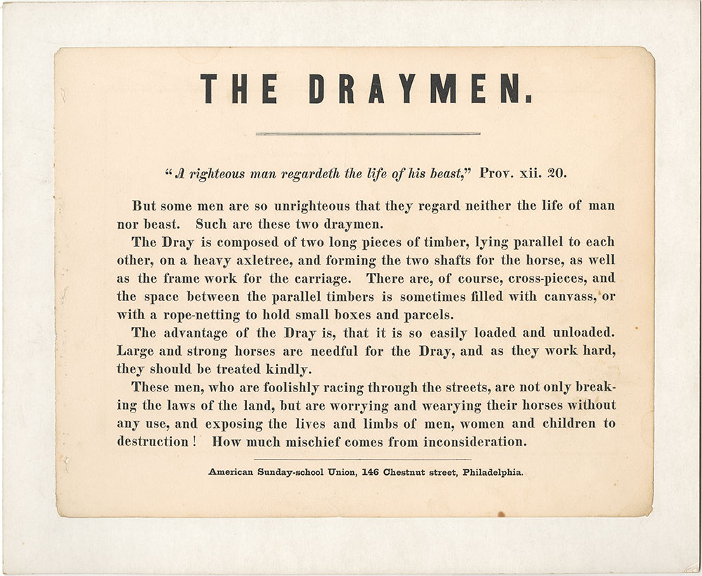 The Draymen [commentary]