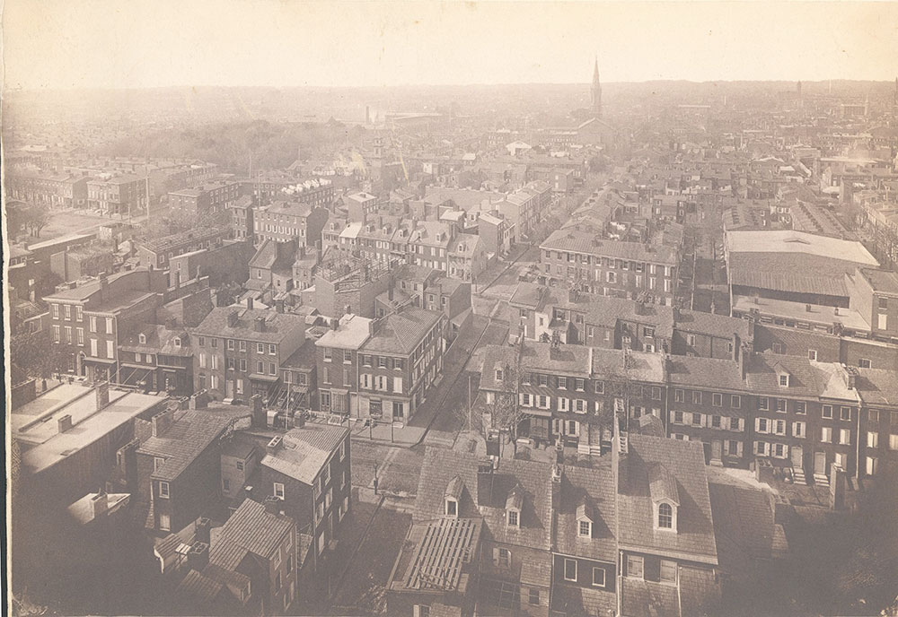 Panorama of Philadelphia, west view