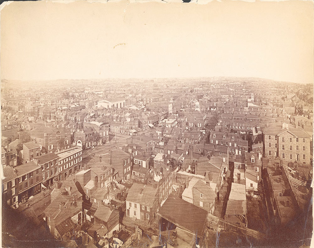 Panorama of Philadelphia, northwest view