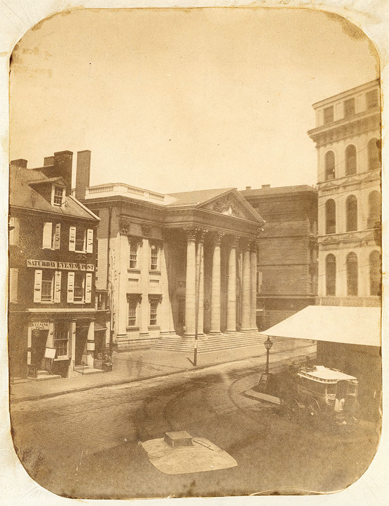 First Bank of the United States, 3rd street at Dock