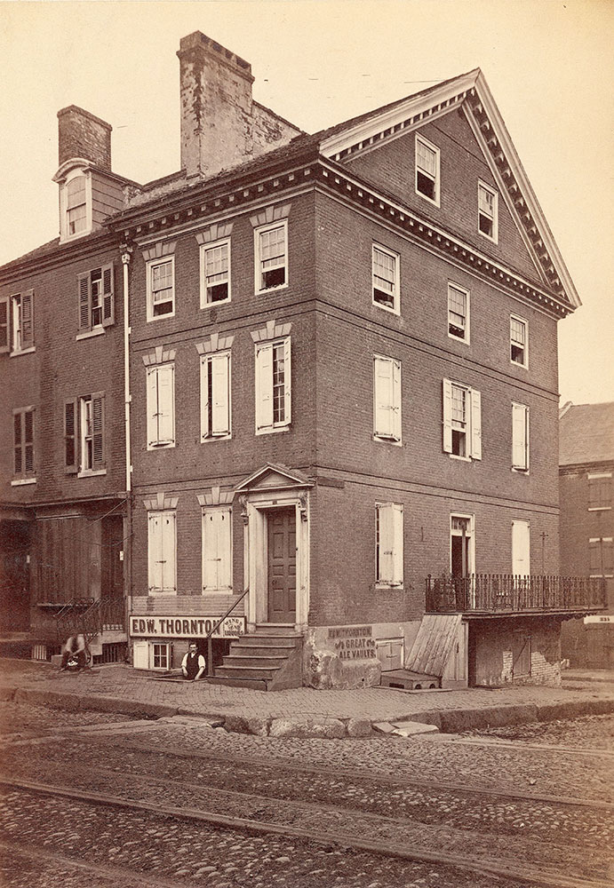 Front Street at Pine, northeast corner