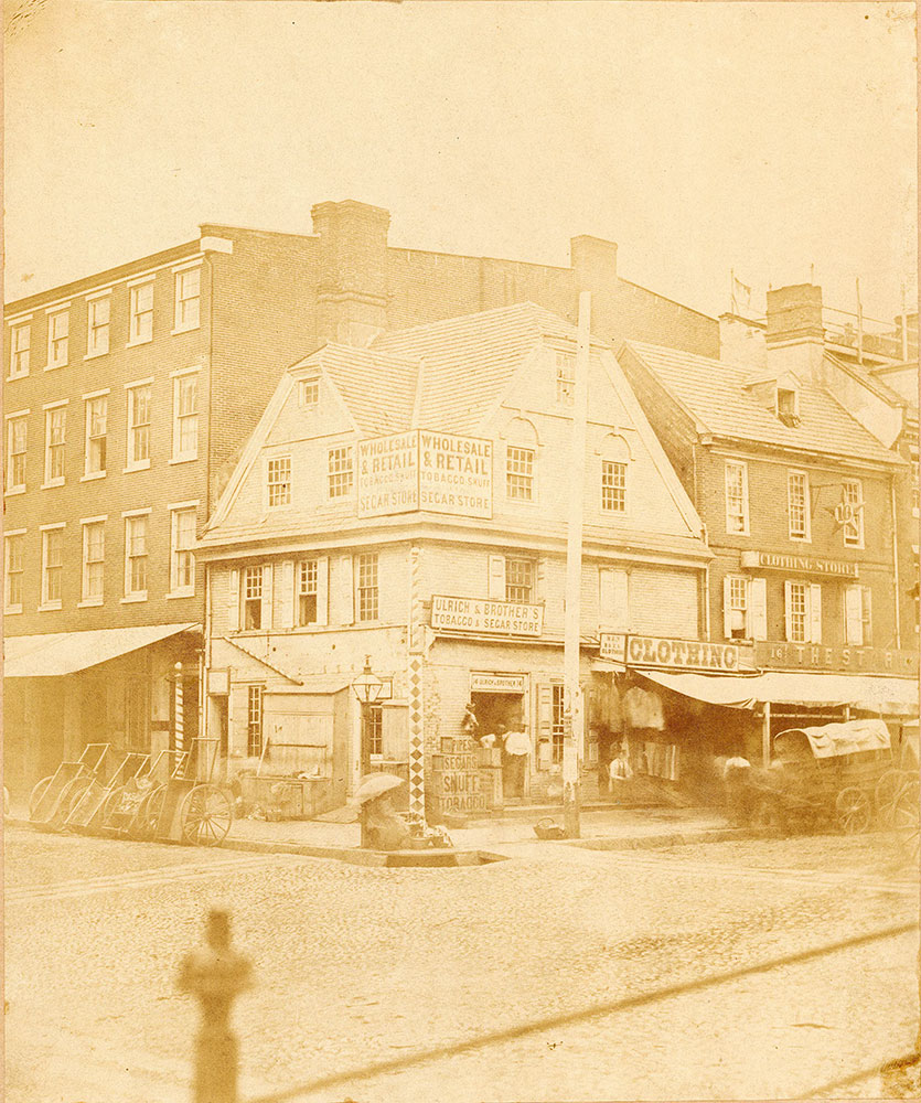 London Coffee House, Front Street at Market