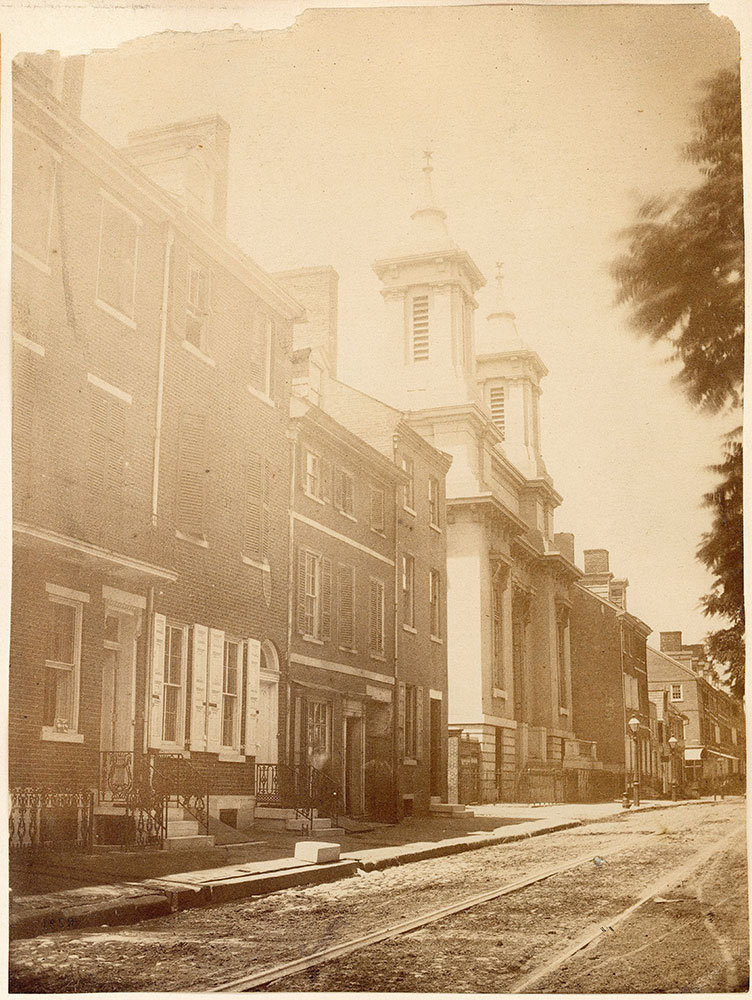 Spruce Street, west from 4th