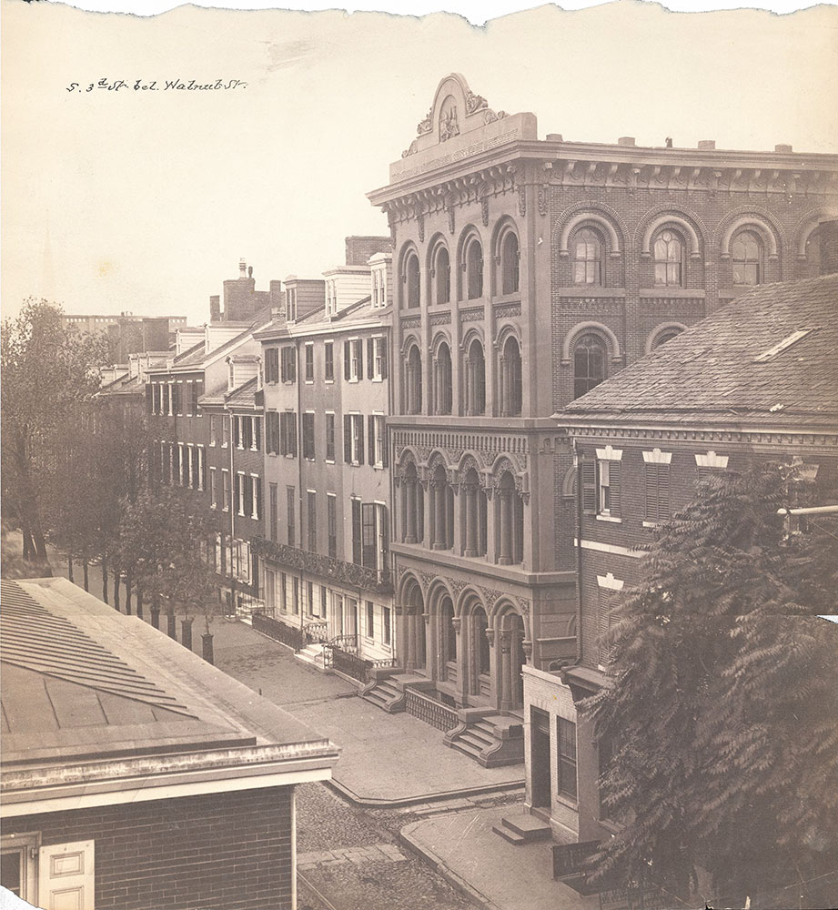 3rd Street, south of Walnut, c. 1871