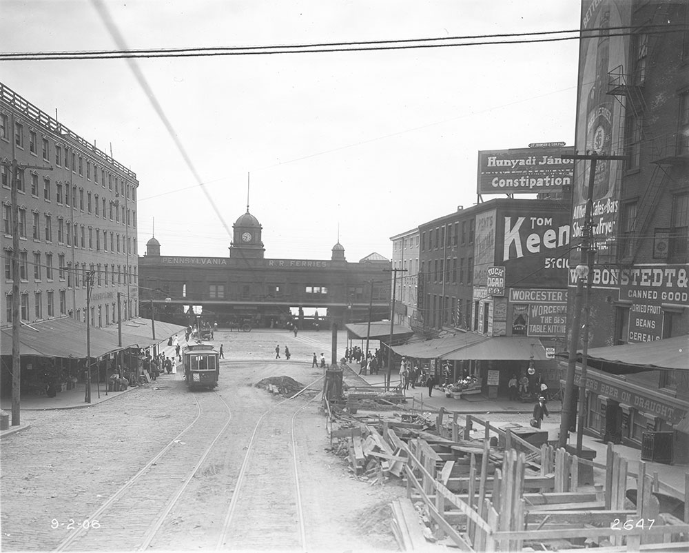 Market Street at Delaware Avenue, from Front Street