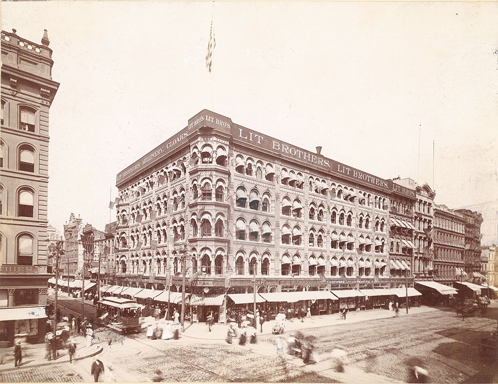 Lit Brothers, Market Street at 8th, Northeast corner