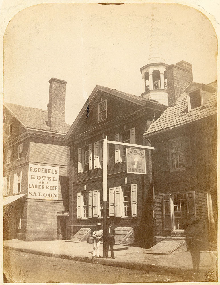 German Lutheran School and parish house, Cherry Street at 4th