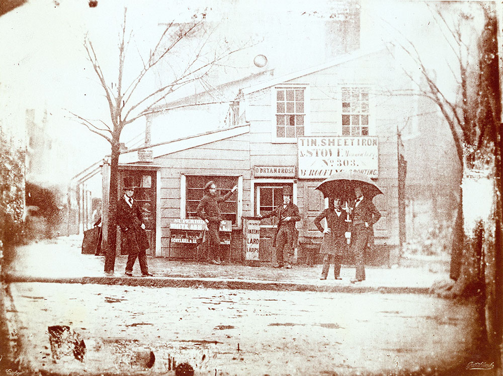 8th Street at Arch, northeast corner