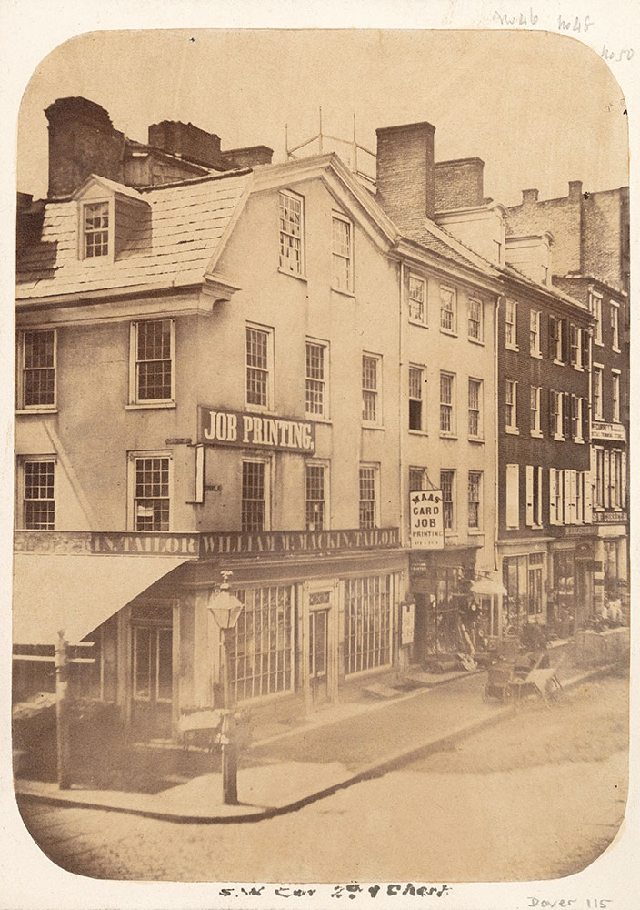 Chestnut Street at 2nd, Southwest corner