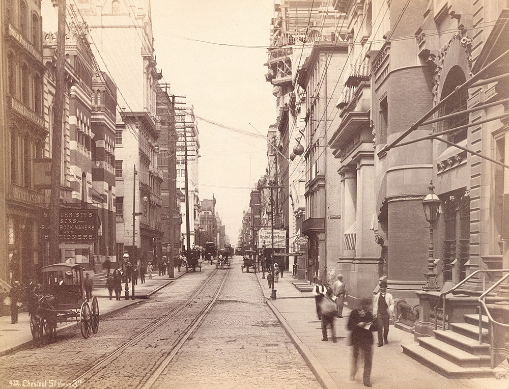 Chestnut Street, west from 3rd Street