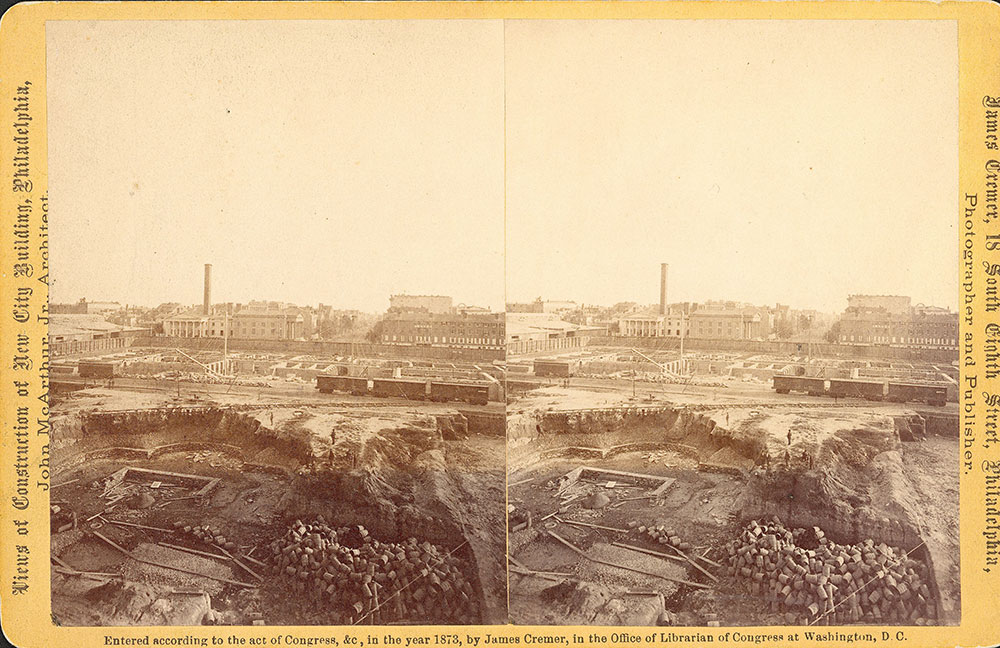 Penn Square, City Hall under construction