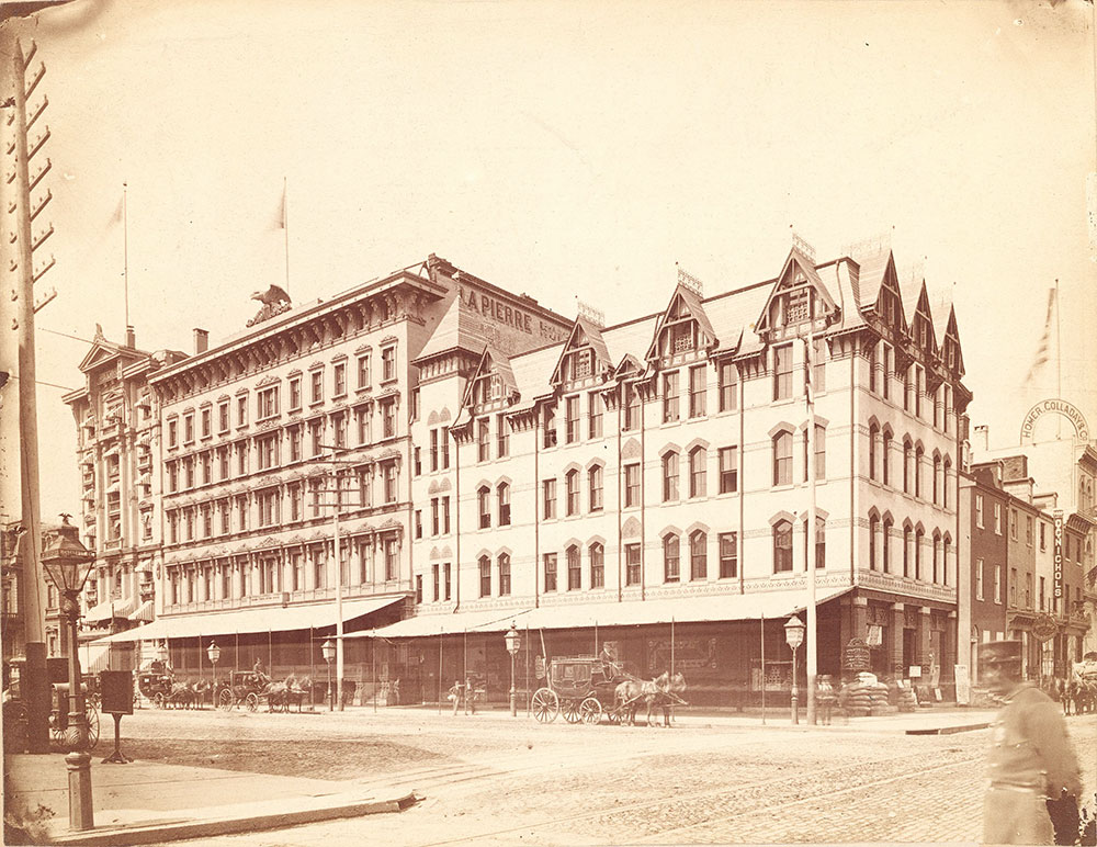 Broad and Chestnut Streets, southwest corner