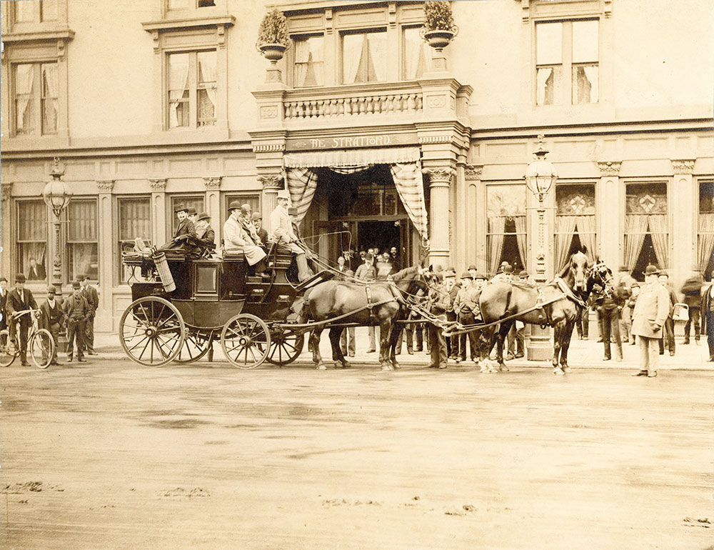 Stratford Hotel, Broad Street at Walnut, southwest corner