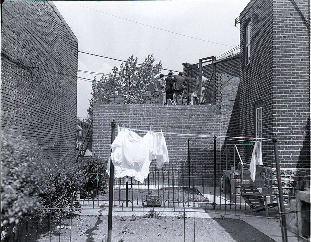 Moyamensing Avenue and 16th Street. Southwest Corner.