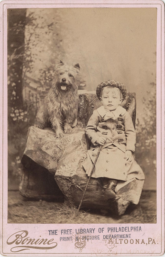 Portrait of a Boy and a Dog