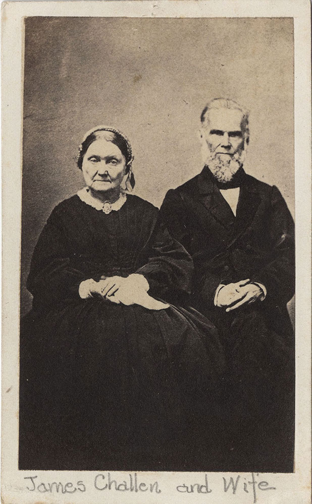 Portrait of James Challen and Wife