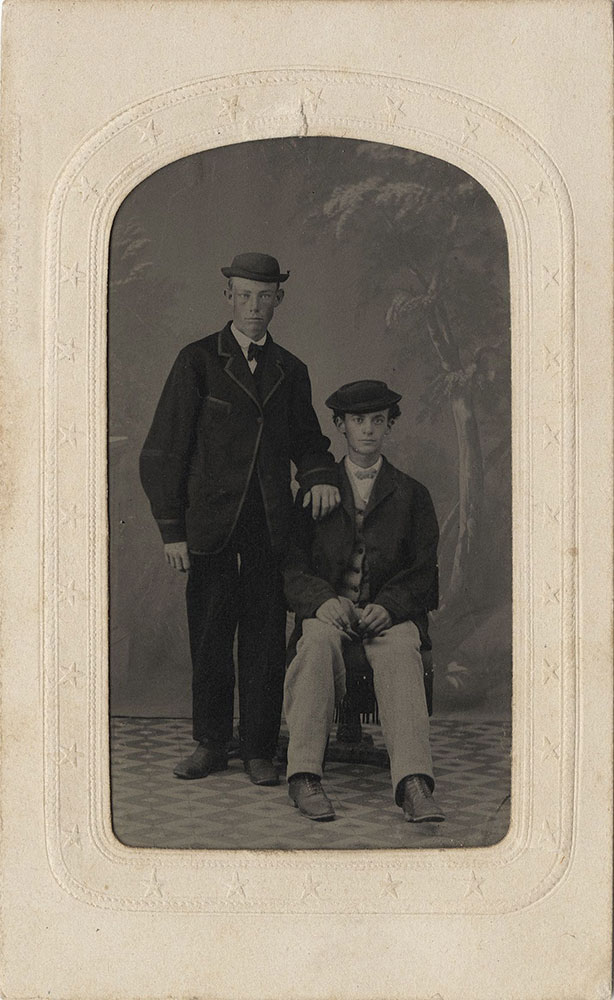 Portrait of Two Young Men