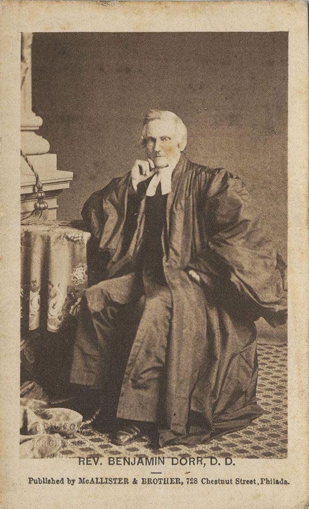 Portrait of Rev. Benjamin Dorr, D.D.