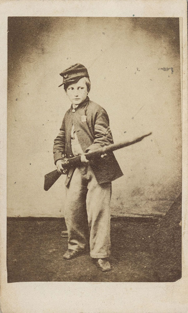 Portrait of a Boy Dressed as a Soldier