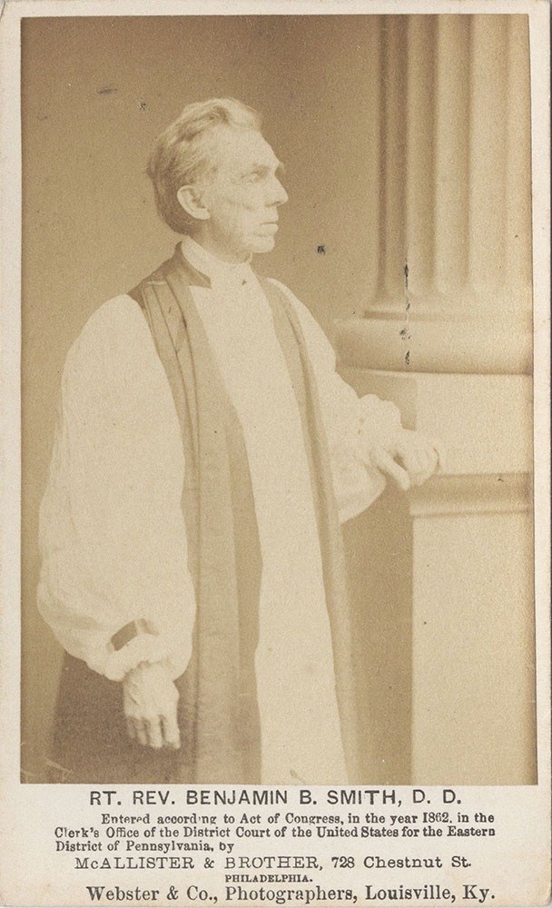 Portrait of Rt. Rev. Benjamin B. Smith, D.D.