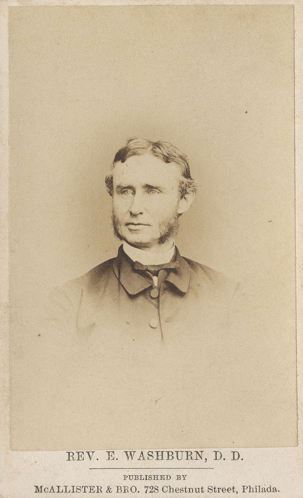 Portrait of Rev. E. Washburn, D.D.