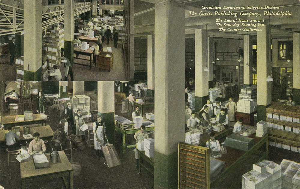 The Curtis Publishing Company - Circulation Department, Shipping Division - Postcard