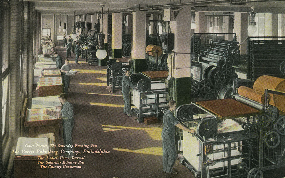 The Curtis Publishing Company - Cover Presses - Postcard