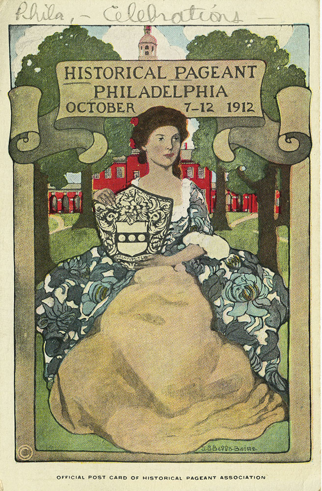 Philadelphia Historical Pageant - Official Postcard
