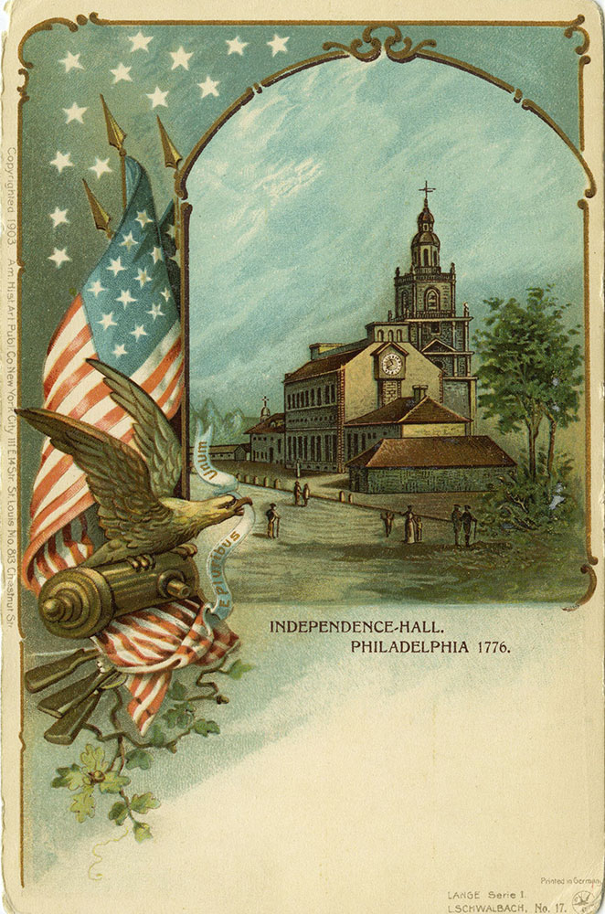 Independence Hall Philadelphia 1776 Postcard