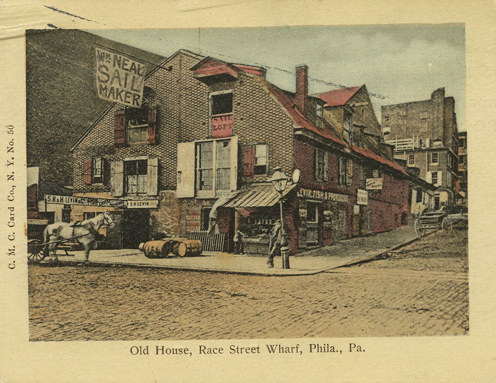 Race Street Wharf, Delaware Avenue at Race Street Postcard