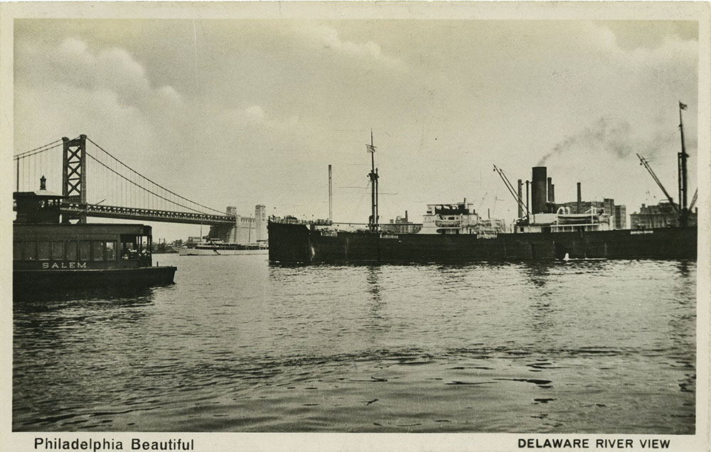 Philadelphia Harbor - Postcard